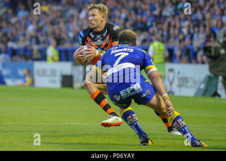 Warrington, UK, Freitag, 8. Juni 2018, Halliwell Jones Stadium, Warrington, England; Betfred Super League, Warrington Wolves v Castleford Tiger; Michael Shenton von Castleford Tiger Credit: Aktuelles Bilder/Alamy leben Nachrichten Stockfoto