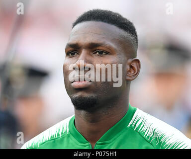 08. Juni 2018, Deutschland, Leverkusen: Fußball, international, Deutschland gegen Saudi-Arabien in der BayArena. Saudi's Omar Othman. Foto: Marius Becker/dpa Stockfoto