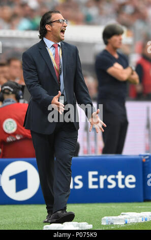 08. Juni 2018, Deutschland, Leverkusen: Fußball, international, Deutschland gegen Saudi-Arabien in der BayArena. Saudi manager Juan Antonio Pizzi. Foto: Marius Becker/dpa Stockfoto