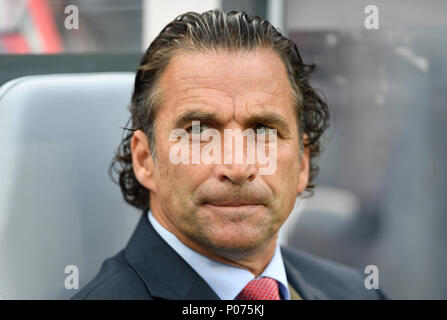 08. Juni 2018, Deutschland, Leverkusen: Fußball, international, Deutschland gegen Saudi-Arabien in der BayArena. Saudi manager Juan Antonio Pizzi. Foto: Marius Becker/dpa Stockfoto