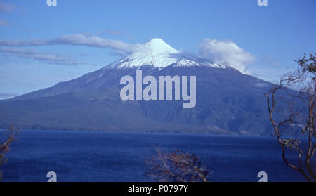 Vicente Perez Rosales National Park, Vulkan Osorno, Chile 1997 Stockfoto