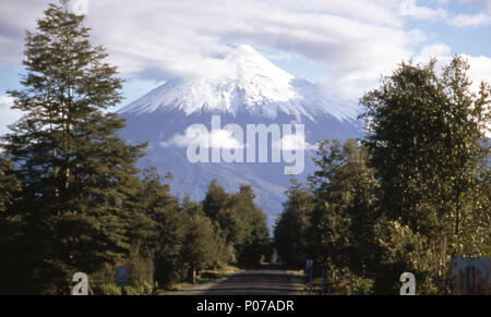 Vicente Perez Rosales National Park, Vulkan Osorno, Chile 1997 Stockfoto