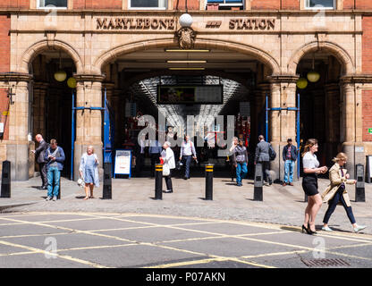 Bahnhof Marylebone, Westminster, London, UK, GB. Stockfoto