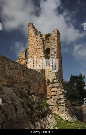 Burg von Ajloun, Jordanien Stockfoto