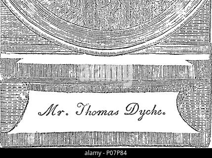 . Englisch: Fleuron aus Buch: ein Führer der Englischen Sprache. In zwei Teile. Die erste, richtige für Anfänger, eine natürliche und einfache Methode, auszusprechen und beide gemeinsamen Worten ausdrücken, und Eigennamen, bei denen besondere Vorsicht hatte der Akzent, zur Vermeidung von bösartigen Aussprache zu zeigen. Die Zweite, für wie einige Reife Urteil Advanced, mit Bemerkungen zu den Klängen der Buchstaben und Diphthonge: Regeln für die wahre Aufteilung der Silben, und die Verwendung von Großbuchstaben, stoppt, und markiert: Mit großen Tabellen der Abkürzungen und die Unterschiede der Worte; und mehrere Alphabete von Stockfoto