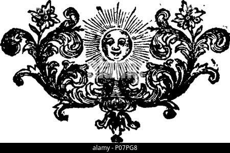 . Englisch: Fleuron aus Buch: eine Geschichte der Gnade unserer englischen Monarchen, von der Reformation bis zur Gegenwart. Mit einigen Vergleiche. 113 Eine Geschichte der Gnade unserer englischen Monarchen, von der Reformation bis zur Gegenwart Fleuron N 017685-1 Stockfoto
