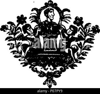 . Englisch: Fleuron aus Buch: eine demütige Adresse zu den Protestantischen dissenters, von der Einrichtung "Kirche von England, vor allem an jene im Land. Im Zusammenhang mit der neuen Wahl von Personen im Parlament zu vertreten. Durch ein Liebhaber der Wahrheit. 114 Eine bescheidene Adresse zu den Protestantischen dissenters, von der Einrichtung "Kirche von England, vor allem an jene im Land Fleuron N 001767-3 Stockfoto