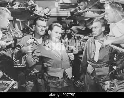 Original Film Titel: Sand von Iwo Jima. Englischer Titel: Sand von Iwo Jima. Regisseur: ALLAN DWAN. Jahr: 1949. Stars: JOHN WAYNE, JOHN AGAR. Credit: REPUBLIK BILDER / Album Stockfoto