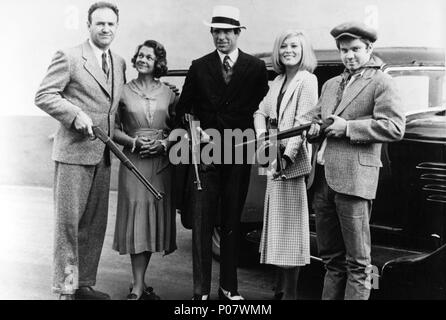 Original Film Titel: BONNIE UND CLYDE. Englischer Titel: BONNIE UND CLYDE. Regisseur: Arthur Penn. Jahr: 1967. Stars: Warren Beatty, Faye Dunaway, Gene Hackman, Michael J.; POLLARD ESTELLE PARSONS. Quelle: WARNER BROTHERS/Album Stockfoto