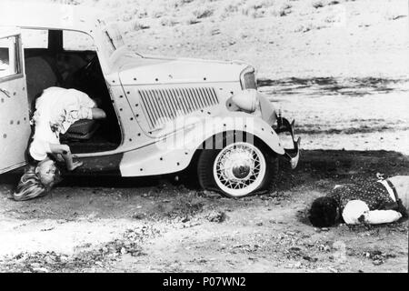 Original Film Titel: BONNIE UND CLYDE. Englischer Titel: BONNIE UND CLYDE. Regisseur: Arthur Penn. Jahr: 1967. Stars: Warren Beatty, Faye Dunaway. Quelle: WARNER BROTHERS/Album Stockfoto