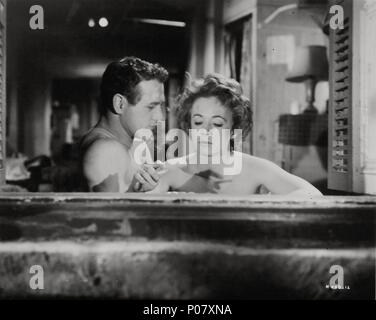 Original Film Titel: der HUSTLER. Englischer Titel: The Hustler. Film Regie: Robert Rossen. Jahr: 1961. Stars: Paul Newman; PIPER LAURIE. Quelle: 20th Century Fox/Album Stockfoto