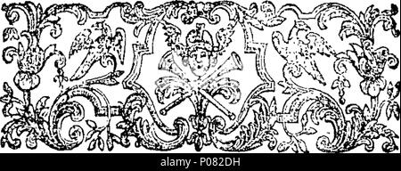 . Englisch: Fleuron aus Buch: ein Brief von einem Laien, dem Klerus von Irland. 119 ein Brief von einem Laien, dem Klerus von Irland. Fleuron T 106554-1 Stockfoto