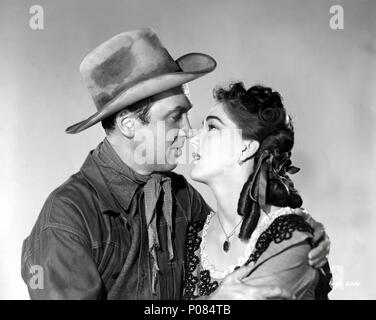 Original Film Titel: BIEGUNG DES FLUSSES. Englischer Titel: BIEGUNG DES FLUSSES. Regisseur: ANTHONY MANN. Jahr: 1952. Stars: James Stewart; JULIE ADAMS. Quelle: UNIVERSAL PICTURES/Album Stockfoto