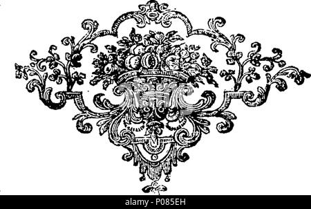 . Englisch: Fleuron aus Buch: Albion und Albanius: eine Oper. Durch Herrn Dryden. 274 Albion und Albanius - eine Oper. Durch Herrn Dryden. Fleuron T 021169-11 Stockfoto