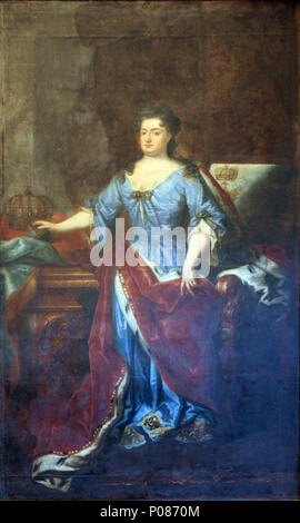 . Portrait von Sophie Charlotte von Hannover (1668-1705). 1702 365 1702 Sophie Charlotte anagoria Stockfoto