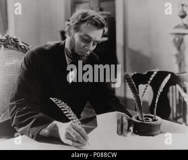 Original Film Titel: Abraham Lincoln. Englischer Titel: Abraham Lincoln. Regisseur: D.W.GRIFFITH. Jahr: 1930. Stars: Abraham Lincoln; WALTER HUSTON. Quelle: UNITED ARTISTS/KUNST KINO/Album Stockfoto