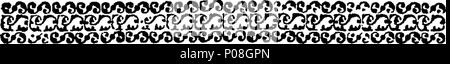 . Englisch: Fleuron aus Buch: eine Reise durch England. In den vertrauten Briefen aus einem gentlemam [sic] hier, an seinen Freund im Ausland. Vol. II. 116 eine Reise durch England Fleuron N 029189-12 Stockfoto