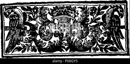 . Englisch: Fleuron aus Buch: eine Reise durch England. In den vertrauten Briefen. Von einem Gentleman hier, an seinen Freund im Ausland. 116 eine Reise durch England. In den vertrauten Briefen. Von einem Gentleman hier, an seinen Freund im Ausland. Fleuron T 057749-4 Stockfoto