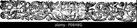 . Englisch: Fleuron aus Buch: eine Reise durch die Österreichischen Niederlande. Mit der modernen Geschichte und Beschreibung der alle Provinzen, Städte, Schlösser, Paläste, &c. der fruchtbaren, dicht bevölkertes Land, so lange die Szene der Kriege und der schrecklichen Verwüstungen, bis es durch den Vertrag von Utrecht war, gab dem Kaiser von Deutschland. Mit einem Konto der bemerkenswerten Schlachten und Belagerungen, von der die meisten authentick Erzählungen genommen. Mit dem Präfix, eine Einführung, die die alte Geschichte des ganzen siebzehn Provinzen. Durch das Thema der Reise durch England und Schottland. 117 Ein jou Stockfoto