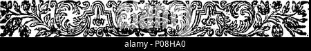 . Englisch: Fleuron aus Buch: Eine Reise nach London. Als Teil einer Komödie geschrieben von Sir John vanbrugh, Knt. Und gedruckt, nachdem seine eigene Kopie: Die (seit seinem Ableben) Wurde eine intire spielen, durch Herrn Cibber. Und nennen würde, die provok Mann würde, &c. 117 eine Reise nach London Fleuron N 007933-5 Stockfoto