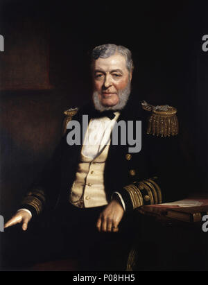 267 Admiral John Lort Stokes, 1812-1885 RMG BHC 3039 Stockfoto