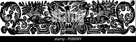 . Englisch: Fleuron aus Buch: ein Brief von Herrn Dodwell, worin alle Argumente in seinem briefroman Diskurs gegen die Unsterblichkeit der Seele sind besonders beantwortet, und das Urteil der Väter über diese Angelegenheit wirklich vertreten. Zusammen mit einer Verteidigung der ein Argument zum Einsatz in den oben genannten Schreiben an Herrn Ingram, der Immaterialität und natürlichen Unsterblichkeit der Seele zu beweisen. In vier Briefe an die autorisierten r einiger Erläuterungen, &c. Zu dem wird hinzugefügt, einige Überlegungen zu diesem Teil ein Buch namens Amyntor, die an die Schriften der Primitiven Väter bezieht, und die Canon Stockfoto