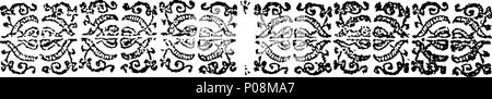 . Englisch: Fleuron aus Buch: Ein Brief an den Autor von der Begeisterung der Methodisten und Papisten compar würde. 123 in einem Brief an den Autor von der Begeisterung der Methodisten und Papisten compar würde. Fleuron T 168538-3 Stockfoto