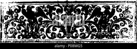 . Englisch: Fleuron aus Buch: ein Brief an die Handwerker von Eustace Budgell Esq; Anlass würde durch seine späte Vorlage eines bescheidenen Beschwerde an Seine Majestät gegen das Recht, Sir Robert Walpole. 124 in einem Schreiben an die Handwerker von Eustace Budgell Esq; Anlass würde durch seine späte Vorlage eines bescheidenen Beschwerde an Seine Majestät gegen das Recht auf Fleuron T 038237-2 Stockfoto