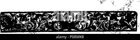 . Englisch: Fleuron aus Buch: ein Brief an die unabhängigen Hausbesitzer durch die Londoner Journal Mai 19. 1722. 124 in einem Schreiben an den unabhängigen Hausbesitzer durch die Londoner Journal Mai 19. 1722. Fleuron N 019250-3 Stockfoto