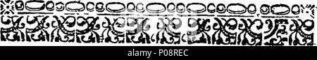 . Englisch: Fleuron aus Buch: Eine mathematische Mischung in vier Teile: I. ein Essay auf die wahrscheinliche Lösung des 45 überraschenden Paradoxien, in Gordon's Geographie. Ii. Fifty-Five neue und erstaunliche Paradoxien, einige in Vers, einige in Prosa, mit ihren Lösungen. Iii. Antworten, die in den hundert Arithmetische Probleme, Links unanswer in Hill's Arithmetick, und Alexander's Algebra. Iv. Sonstige Vorschriften über die Bildung von Aenigma, Fragen, die Lehre von der Finsternisse, von Pendeln, die Gleichung von Zeit, über Ostern, &c. Durch ein Liebhaber des mathematicks. 130 Eine mathematische Mischung in vier Stockfoto