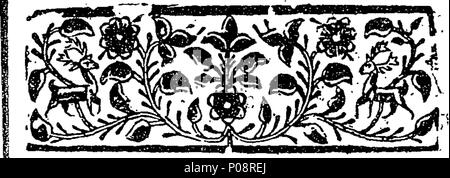 . Englisch: Fleuron aus Buch: Eine mathematische Mischung in vier Teile: I. ein Essay auf die wahrscheinliche Lösung des 45 überraschenden Paradoxien, in Gordon's Geographie. Ii. Fifty-Five neue und erstaunliche Paradoxien, einige in Vers, einige in Prosa, mit ihren Lösungen. Iii. Antworten, die in den hundert Arithmetische Probleme, Links unanswer in Hill's Arithmetick, und Alexander's Algebra. Iv. Sonstige Vorschriften über die Bildung von Aenigma, Fragen, die Lehre von der Finsternisse, von Pendeln, die Gleichung von Zeit, über Ostern, &c. Durch ein Liebhaber des mathematicks. 130 Eine mathematische Mischung in vier Stockfoto