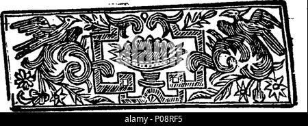 . Englisch: Fleuron aus Buch: Eine mathematische Miscellany: in vier Teile. I. Ein Essay auf die wahrscheinliche Lösung des 45 surprizing Paradoxien in Gordon's Geographie. Ii. Fifty-Five neue und erstaunliche Paradoxien, einige in Vers, einige in Prosa, mit ihren Lösungen. Iii. Antworten auf die Hundert arithmetische Probleme, Unbeantwortet in Hill's Arithmetick, und Alexander's Algebra. Iv. Sonstige Vorschriften über die Bildung von Aenigma, Fragen, die Lehre von der Finsternisse, von Pendeln, die Gleichung von Zeit, über Ostern, &c. Durch ein Liebhaber des mathematicks. 130 Eine mathematische Miscellany - in vier Stockfoto