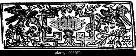 . Englisch: Fleuron aus Buch: Eine mathematische Miscellany: in vier Teile. I. Ein Essay auf die wahrscheinliche Lösung des 45 surprizing Paradoxien in Gordon's Geographie. Ii. Fifty-Five neue und erstaunliche Paradoxien, einige in Vers, einige in Prosa, mit ihren Lösungen. Iii. Antworten auf die Hundert arithmetische Probleme, Unbeantwortet in Hill's Arithmetick, und Alexander's Algebra. Iv. Sonstige Vorschriften über die Bildung von Aenigma, Fragen, die Lehre von der Finsternisse, von Pendeln, die Gleichung von Zeit, über Ostern, &c. Durch ein Liebhaber des mathematicks. 130 Eine mathematische Miscellany - in vier Stockfoto