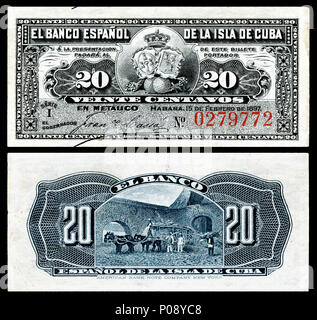 . Englisch: El Banco Espanol de la Isla de Cuba, 20 Centavos (1897) eingraviert und von der American Bank Note Company, New York, gedruckt. 1897 (Hinweis), 2015 (Bild). American Bank Note Company für El Banco Español de la Isla de Cuba nationalen Museum der amerikanischen Geschichte name nationalen Museum der amerikanischen Geschichte übergeordneten Institution Smithsonian Mitgliedschaften Standort in Washington, D.C., Vereinigte Staaten von Amerika Koordinaten 38° 53? 28.68? N, 77° 01? 48? W Hergestellt 1964 Webseite americanhistory.si.edu Authority control: Q 148584 VIAF:?: 127977835 ISNI? 0000 0004 0480 5762 028377 SUDOC:? Stockfoto