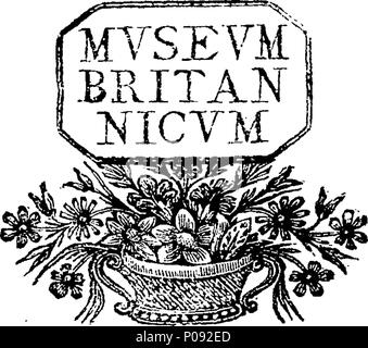 . Englisch: Fleuron aus Buch: Eine neue Englisch Wörterbuch, mit einer großen und Fast compleat Sammlung von nützlichen englische Wörter. Die von keinen echten Nutzen, mit denen die größeren Werke dieser Art sind in der Regel Dinge, die intirely weggelassen. Auch die Namen aller Königreiche, Städte, Dörfer, bemerkenswerte Personen, &c. &C. & C. in der Welt. Design 'Dzu unterstützen, Herren, Damen, Ausländer, Werkmeister, Handwerker, &c. zu Sprechen, Lesen oder Schreiben Englisch in der größten Reinheit und Vollkommenheit. 147 Eine neue englische Wörterbuch, mit einer großen und Fast compleat Sammlung nützlicher englischer Wörter Fl Stockfoto