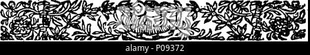 . Englisch: Fleuron aus Buch: eine literarische Zeitschrift, oder eine Fortsetzung der Memoiren von Literatur. Vom gleichen Autor. 127 eine literarische Zeitschrift, oder eine Fortsetzung der Memoiren von Literatur. Vom gleichen Autor. Fleuron P 002006-58 Stockfoto