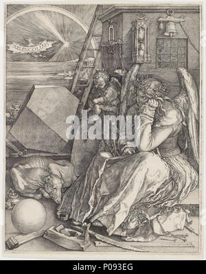 275 Albrecht Dürer: Melencolia I-Google Art Project (AGDdr 3 EHmNGyA) Stockfoto