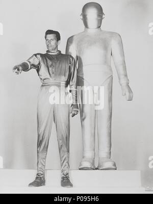 Original Film Titel: DER TAG, AN DEM DIE ERDE STILLSTAND. Englischer Titel: DER TAG, AN DEM DIE ERDE STILLSTAND. Regisseur: ROBERT WISE. Jahr: 1951. Stars: Michael Rennie. Quelle: 20th Century Fox/Album Stockfoto