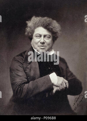 277 Alexander Dumas père par Nadar - Google Kunst Projekt Stockfoto
