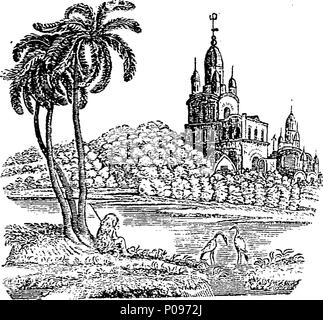 . Englisch: Fleuron aus Buch: Alexander's Expedition den Hydaspes & die Indus zum Indischen Ozean. 278 Alexander's Expedition den hydaspes und der Indus zum Indischen Ozean. Fleuron T 142758-4 Stockfoto