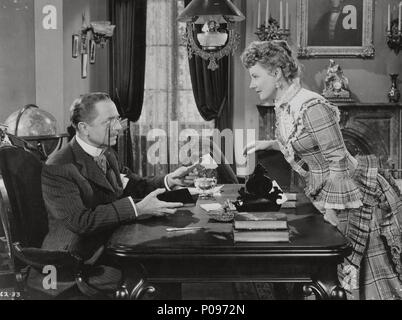 Original Film Titel: LEBEN MIT VATER. Englischer Titel: LEBEN MIT VATER. Regisseur: Michael Curtiz. Jahr: 1947. Stars: Irene Dunne; William Powell. Quelle: WARNER BROTHERS/Album Stockfoto