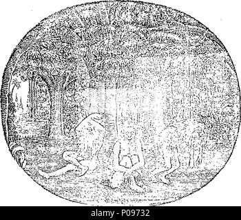 . Englisch: Fleuron aus Buch: Alexander's Expedition den Hydaspes & die Indus zum Indischen Ozean. 278 Alexander's Expedition den hydaspes und der Indus zum Indischen Ozean. Fleuron T 142758-5 Stockfoto