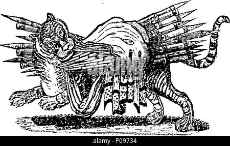 . Englisch: Fleuron aus Buch: Alexander's Expedition den Hydaspes & die Indus zum Indischen Ozean. 278 Alexander's Expedition den hydaspes und der Indus zum Indischen Ozean. Fleuron T 142758-6 Stockfoto