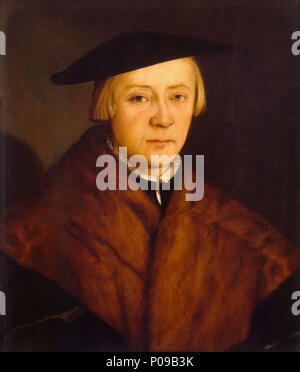 . Porträt eines Mannes. Nach 1548 283 Christoph Amberger - Bildnis eines Mannes (Eremitage) Stockfoto