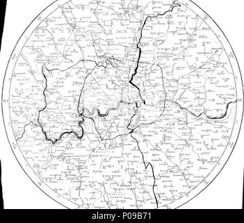 . Englisch: Fleuron aus Buch: Ambulator: oder, einen Pocket Companion in einem Rundgang durch London, innerhalb der Schaltung von fünfundzwanzig Meilen: Beschreiben, was die meisten bemerkenswerten für Altertum, Erhabenheit, Eleganz, oder ländliche Schönheit ist: einschließlich neue Kataloge von Bildern, und mit historischen und biographischen Anmerkungen dargestellt: Auf die vorangestellt sind eine kurze Beschreibung der Metropole, und eine Karte des Landes beschrieben. 283 Ambulator - oder Fleuron T 056392-1 Stockfoto