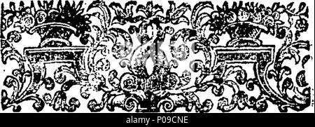 . Englisch: Fleuron aus Buch: Eine Neue compendious Abhandlung von farriery. Darin sind in einem einfachen, familiär, und natürliche Weise, Störungen der Vorfall zu Pferde, und ihre jeweiligen Kuren; Zusammen mit einige interessante Beobachtungen auf Blutungen, Spülung, Übung, &c. Und ein bestimmtes Rezept für die Cholick. Von John Wood, Ende Hufschmied zum König von Sardinien; aber jetzt bei Cheshunt in Hertfordshire. 145 Eine Neue compendious Abhandlung von farriery Fleuron T 117139-28 Stockfoto