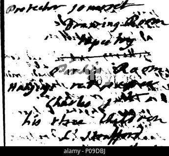 . Englisch: Fleuron aus Buch: eine neue Beschreibung der Bilder, Statuen, Bustos, Basso-Relievos, und andere Kuriositäten in der Grafen von Pembroke Haus in Wilton. In der Antiquitäten dieser Sammlung sind die gesamte Kardinal Richelieu ist enthalten, und Kardinal Mazarine und der größte Teil der Earl of Arundel's; neben mehreren bestimmten Stücken, die zu unterschiedlichen Zeitpunkten gekauft. Die sechste Ausgabe. Korrigiert und erweitert wurde, mit einer Gravur des Terminals Busto von Aventinus. Von James Kennedy. 146 eine neue Beschreibung der Bilder, Statuen, Bustos, Basso-Relievos, und andere Kuriositäten in der Graf von Stockfoto