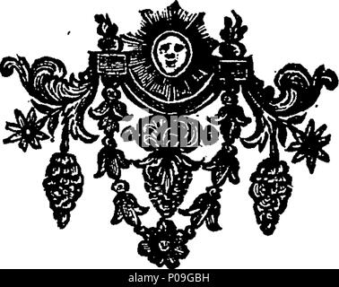 . Englisch: Fleuron aus Buch: ein Brief von einem Freund im Land, an seinen Freund in London. 118 einen Brief von einem Freund im Land, an seinen Freund in London. Fleuron N 011395-1 Stockfoto