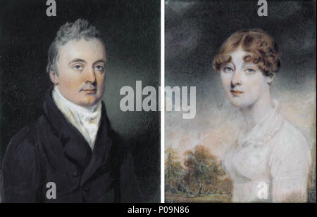 John Osborn, 5th Baronet (1772-1848) und seiner Frau Friederike, geb. Davers Osborn (d 1870), durch die englische Schule von ca 1810 John Osborn, 5th Baronet (1772-1848) und seiner Frau Friederike, geb. Davers Osborn (d 1870) *auf Elfenbein * 12,1 x 10,8 x 9,3 cm * 8,0 cm 55 John Osborn, 5th Baronet (1772-1848) und seiner Frau Friederike, geb. Davers Osborn (d 1870), durch die englische Schule von ca 1810 Stockfoto