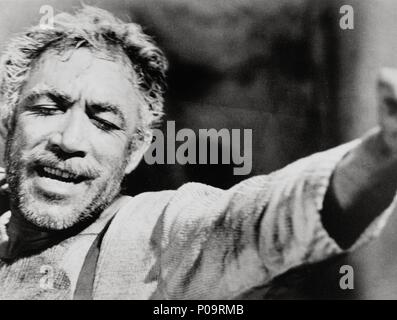 Original Film Titel: Alexis Zorbas. Englischer Titel: "Alexis Sorbas". Regisseur: MICHALIS KAKOYANNIS. Jahr: 1964. Stars: Anthony Quinn. Quelle: 20th Century Fox/Album Stockfoto